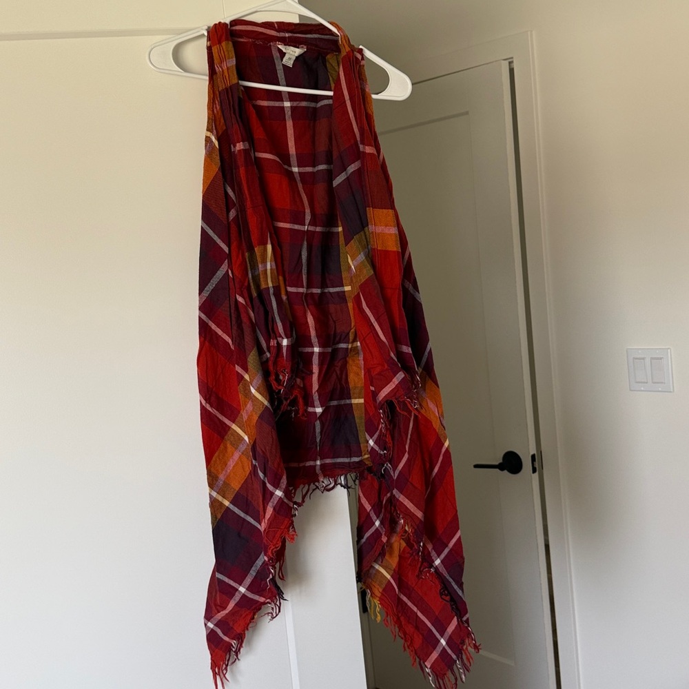 Women's Plaid Vest